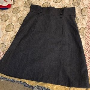 Vintage inspired knee-length skirt